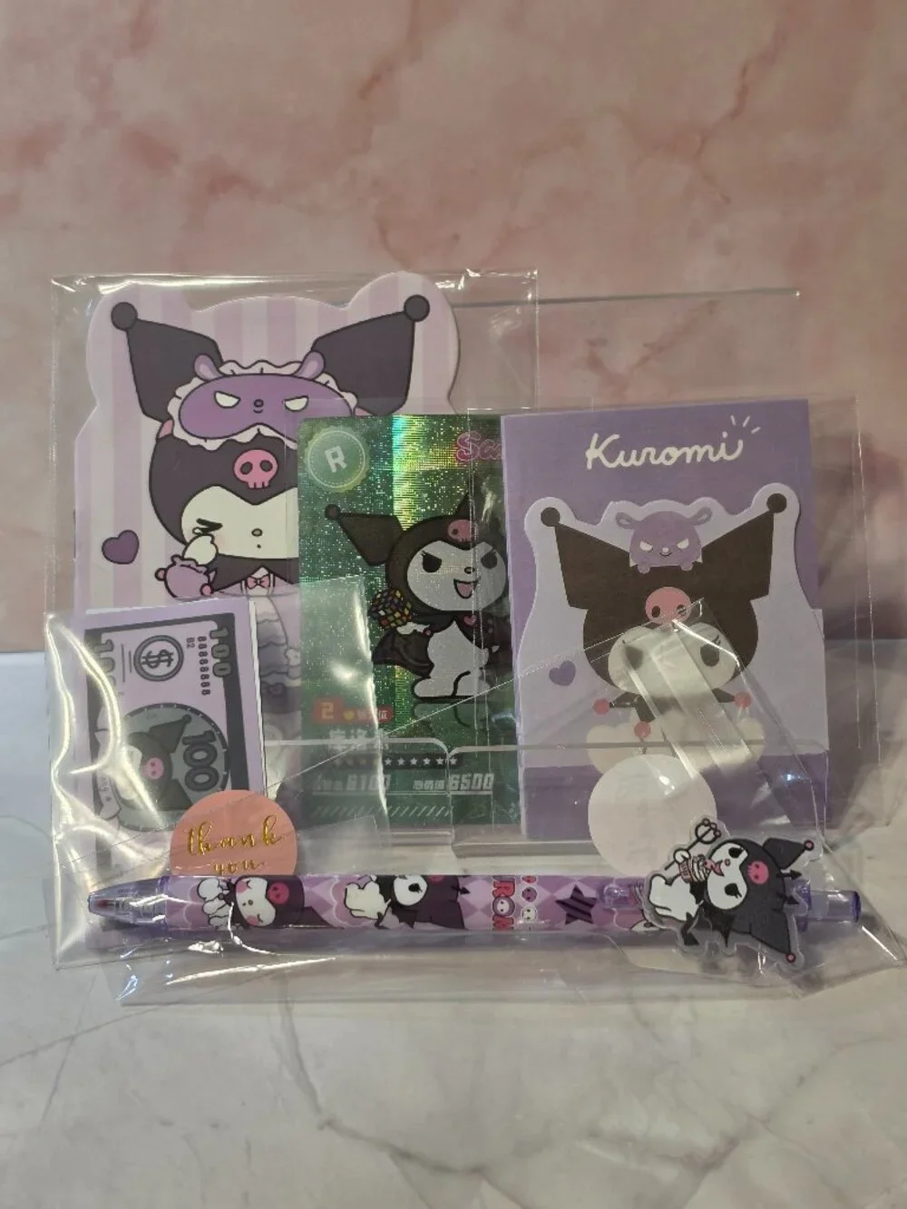 BN13 Kuromi mini stationary set